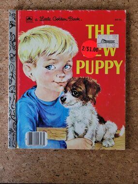 Vintage Little Golden book "The New Puppy" 1969